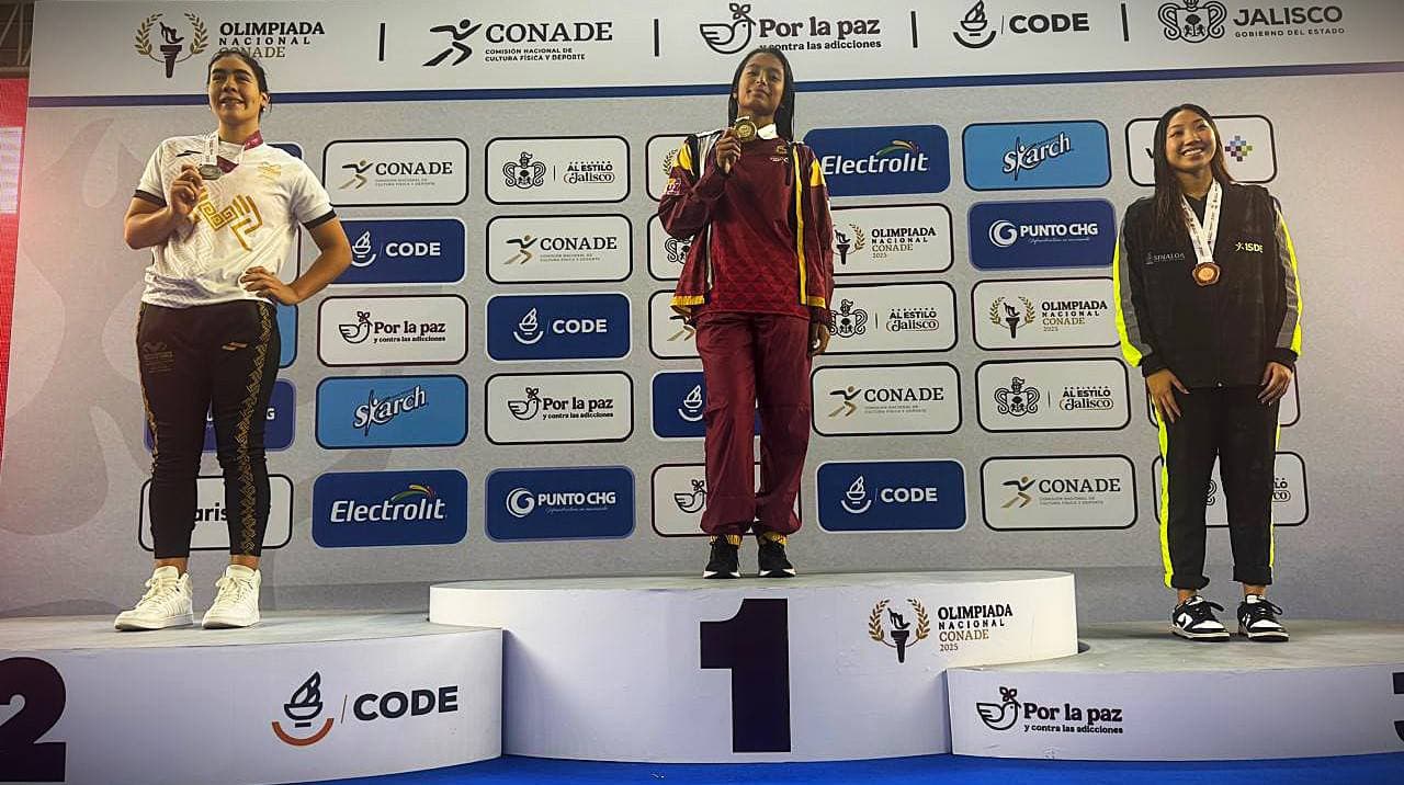 Conquistan oro nadadoras veracruzanas en Olimpiada Nacional 2025 