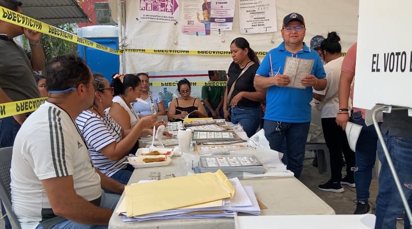 Fallan funcionarios de casilla en Huimanguillo 