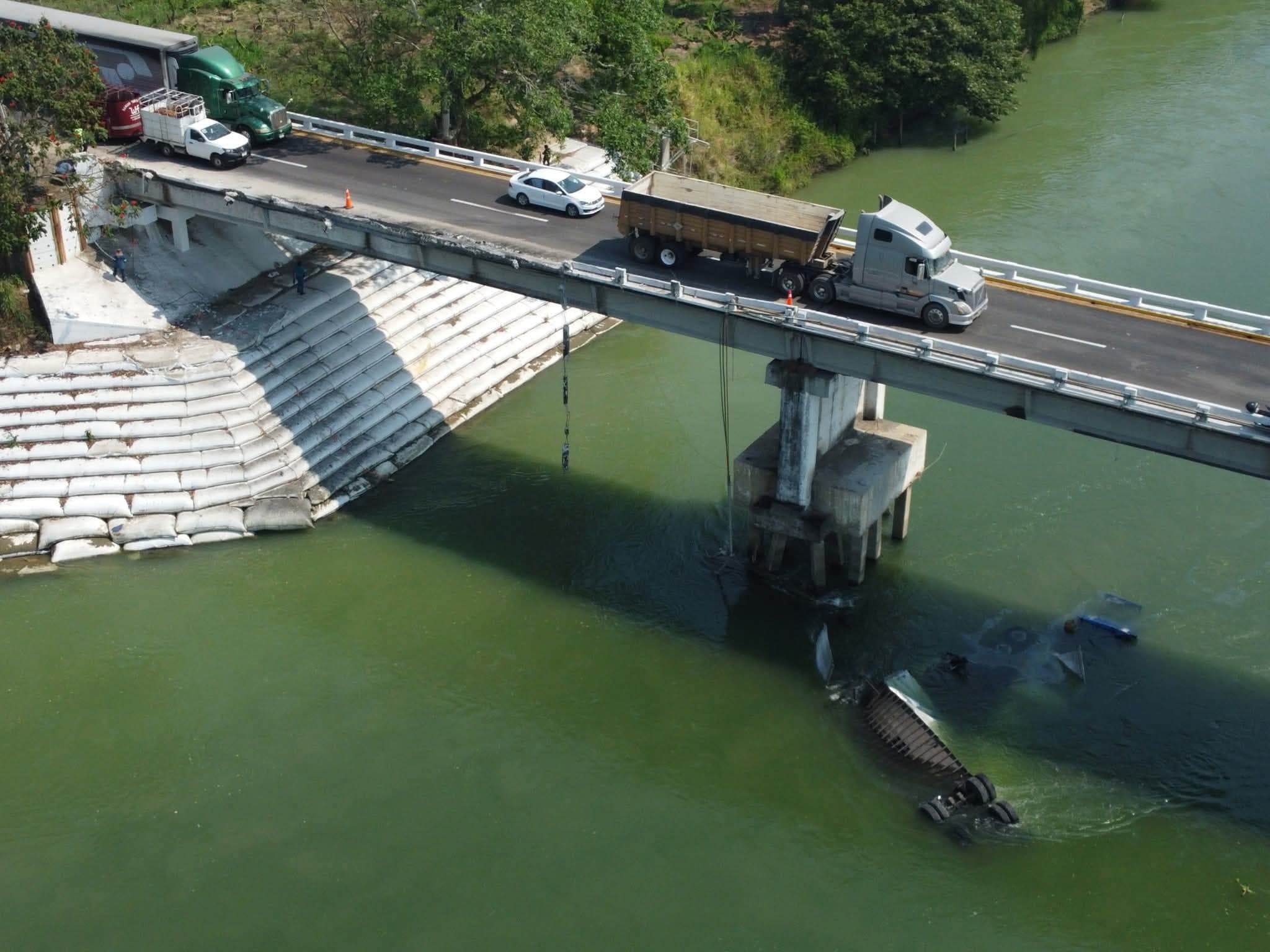Por rehabilitación cerrarán carril del puente Samaria