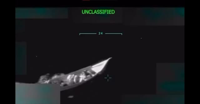 Dice Venezuela que video de barco hundido por EU se hizo con IA