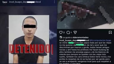 ImagenDetienen a estudiante de Puebla quería replicar ataque mortal de CCH UNAM