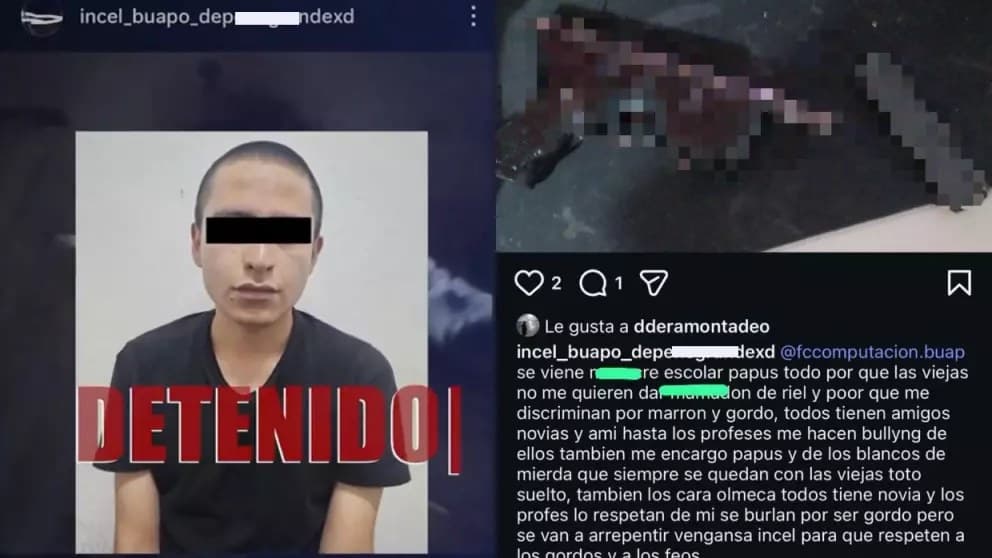 Detienen a estudiante de Puebla quería replicar ataque mortal de CCH UNAM