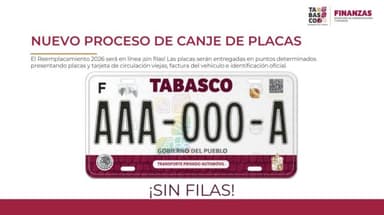 Imagen¡Se acaba la fiesta! A pagar placas nuevas 