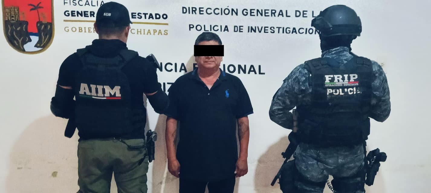 Cae líder del grupo criminal “El Maíz” en Frontera Comalapa