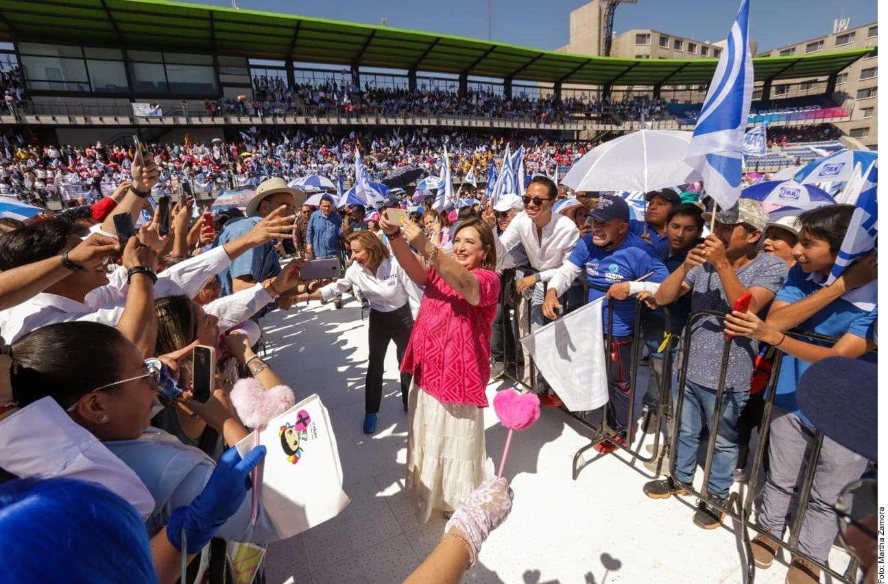 Calló Claudia ante fin de programas: Xóchitl 