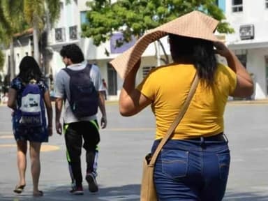 ImagenAguas con el calor, sensación térmica 41 °C
