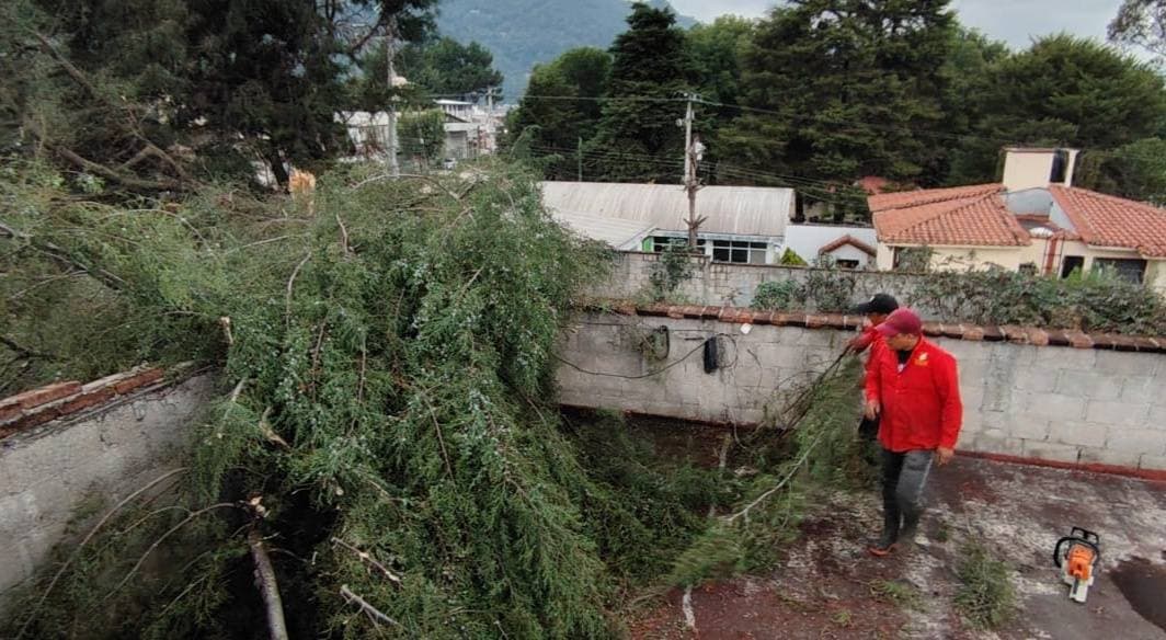 Lluvias provocan inundación en San Cristóbal de las Casas