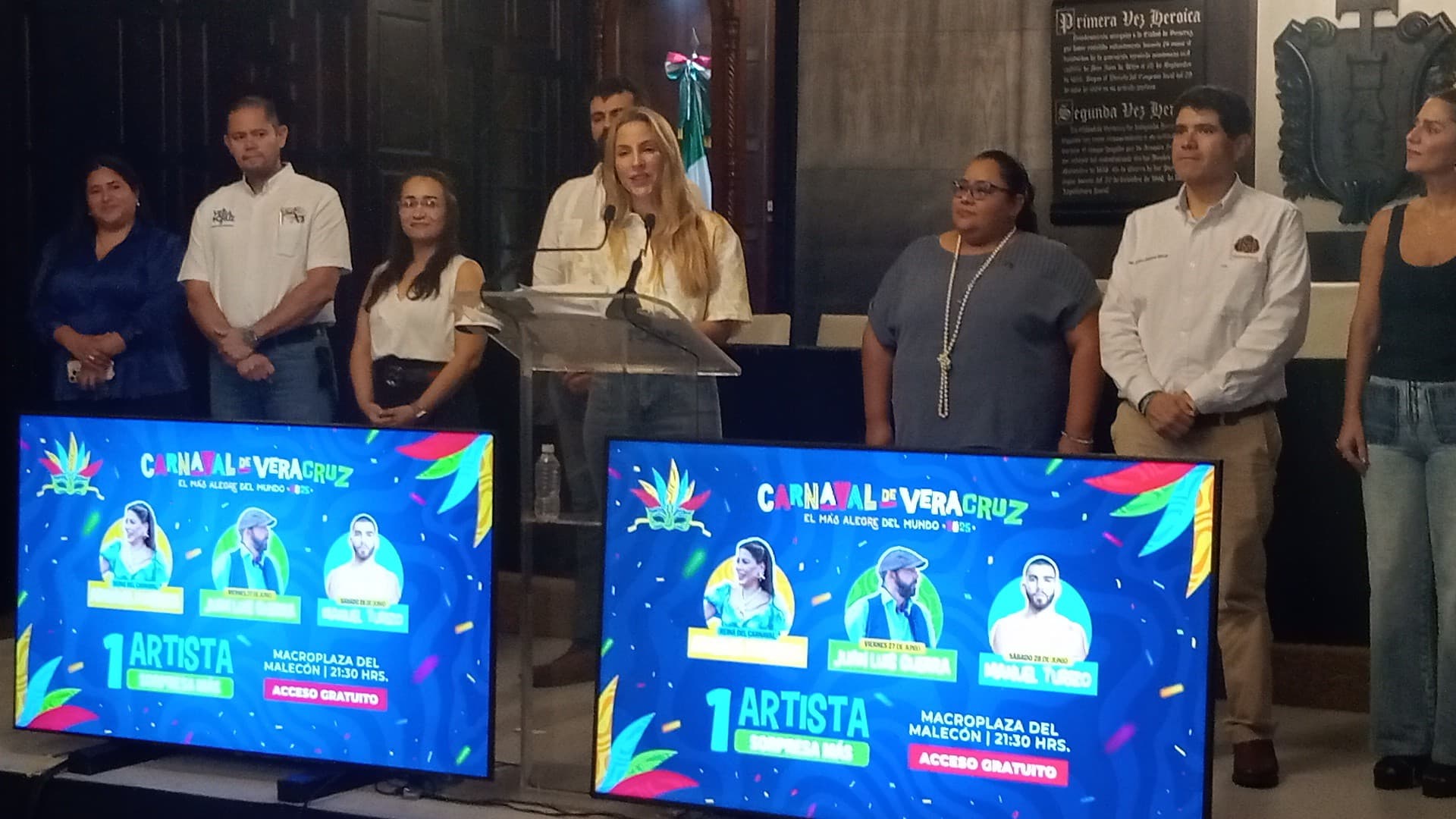 En concierto masivo coronarán a Reina del Carnaval de Veracruz 2025