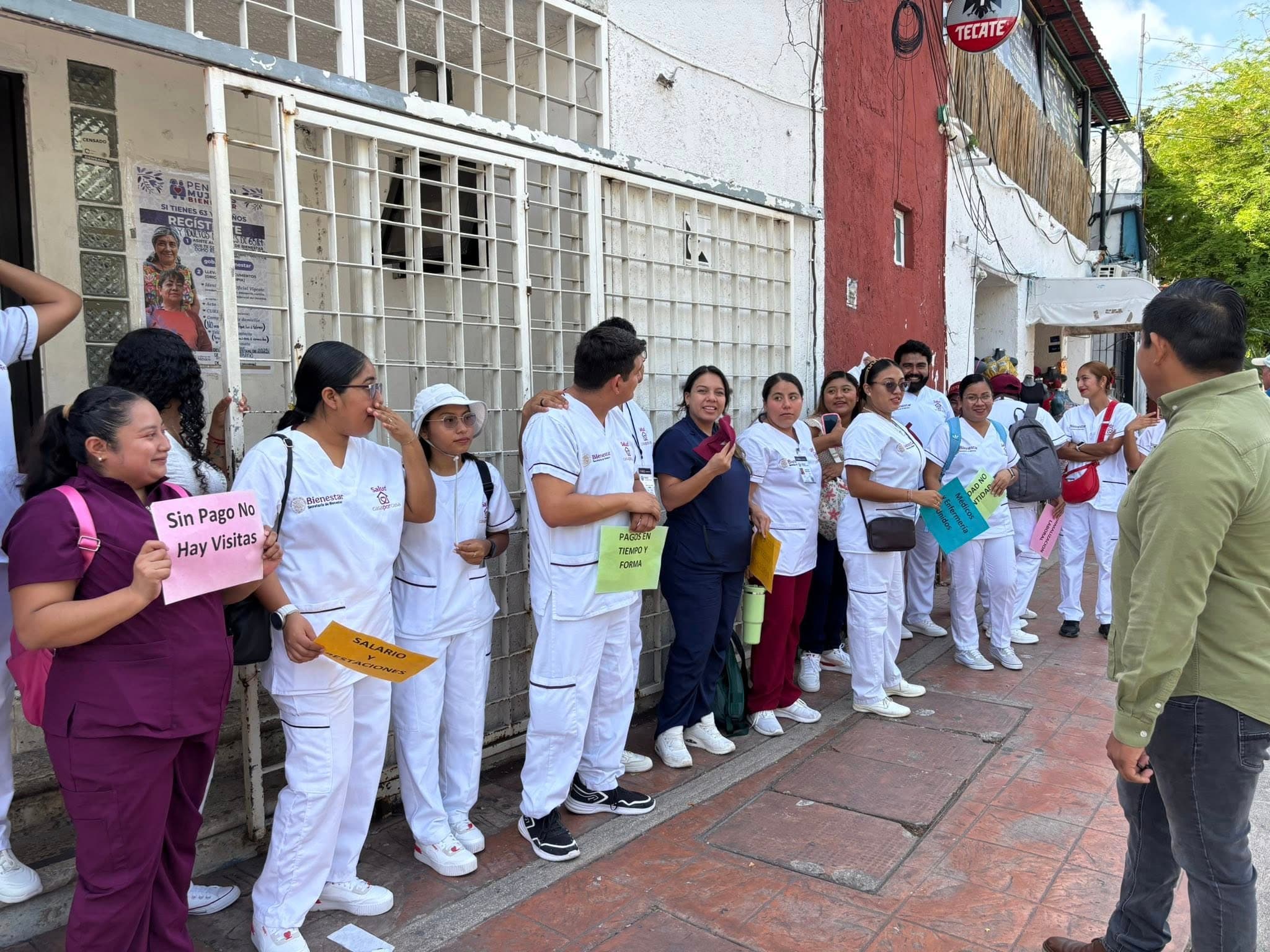 Médicos y enfermeras suspenden Salud casa por casa en Cancún