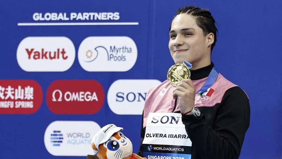 Osmar Olvera es nombrado como el Mejor Clavadista del Mundial de Singapur 2025