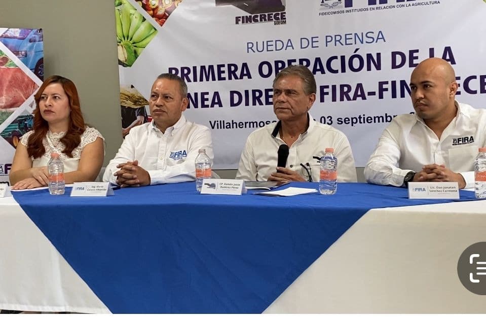 Financiamiento de 100 millones de pesos para pymes de Tabasco