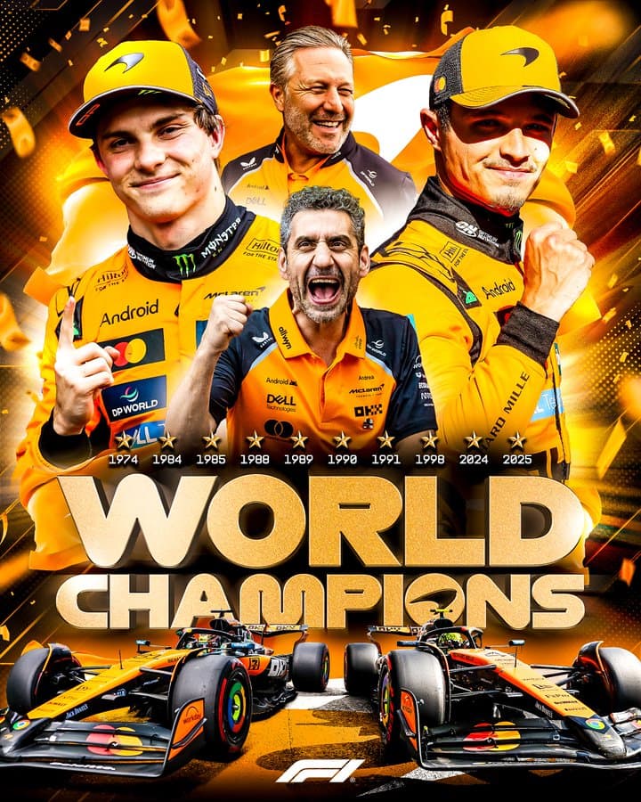 Gana Mclaren campeonato de constructores en F1