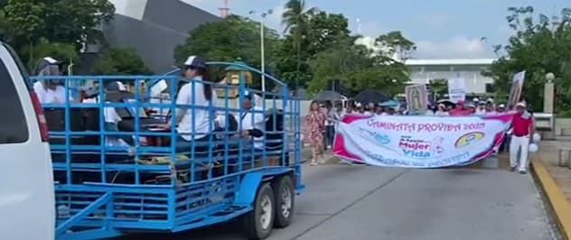 Católicos Tabasqueños marchan por la Vida