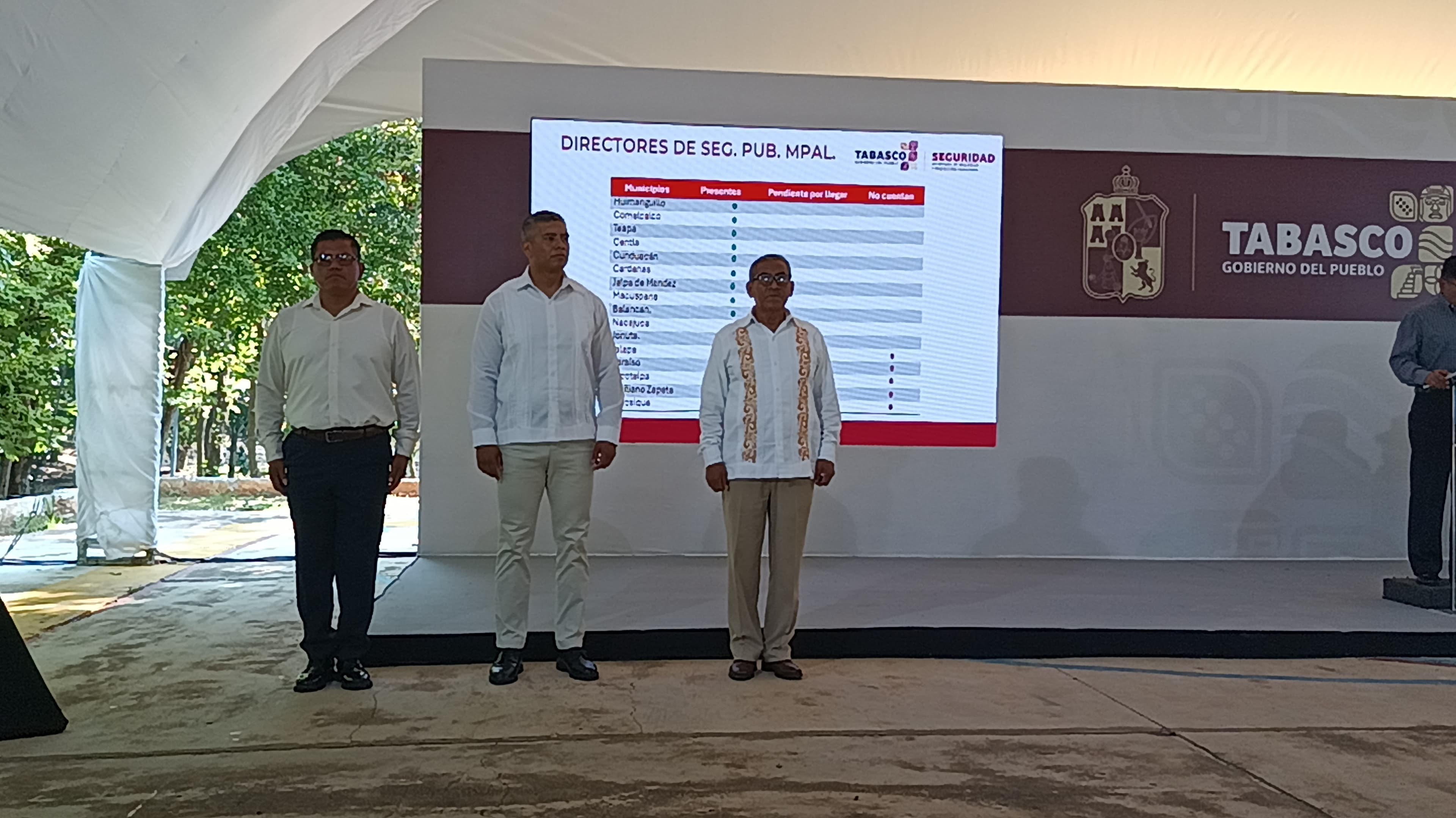 Militarizan policías municipales en Tabasco