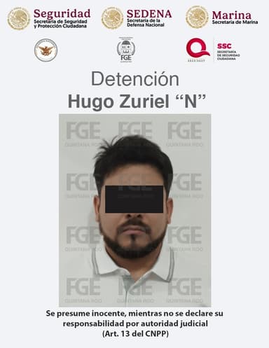 ImagenFGE detiene a Hugo Zuriel “N” (a) “Gemelo” por robo de 3mdp
