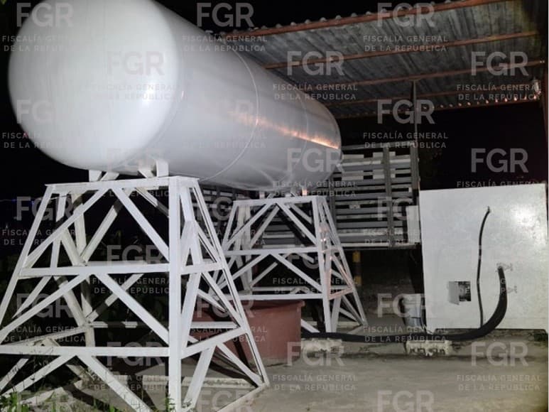 Asegura FGR estación de gas LP con 3 mil litros 