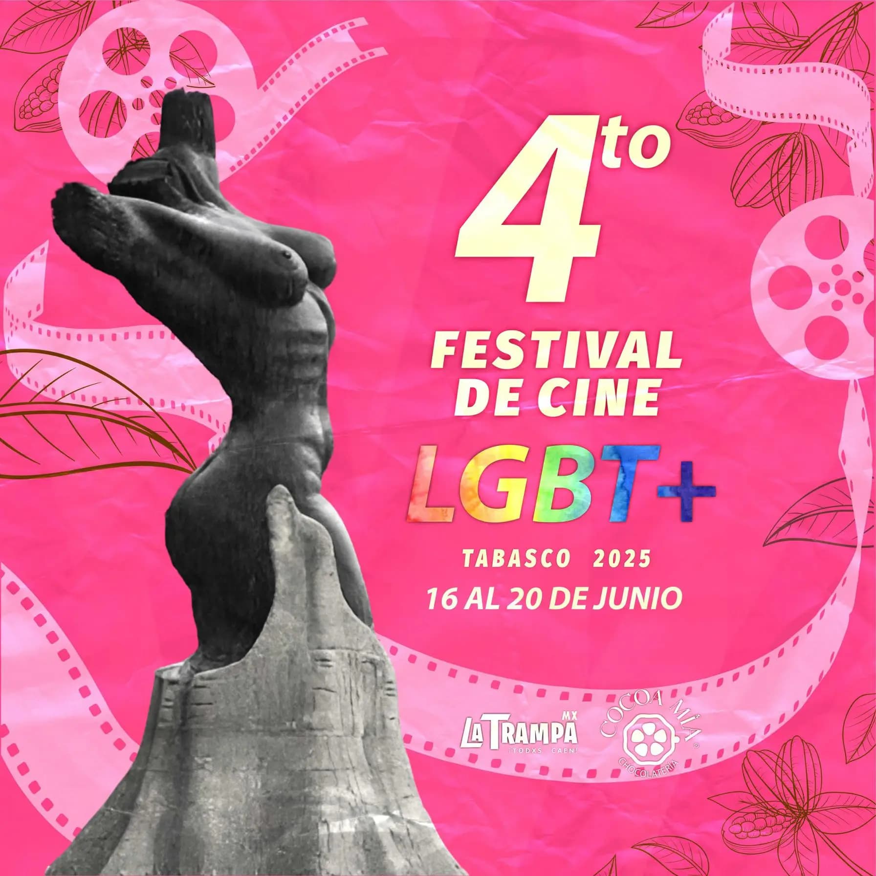Llega 4to. Festival de Cine LGBT+ a Tabasco 