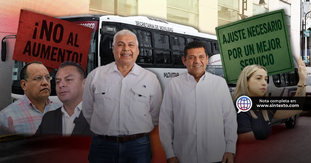 Divide a políticos aumento al pasaje, hoy entra en vigor 