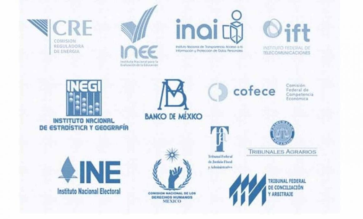 Plantea AMLO eliminar Coneval, INAI, Cofece, IFT, CNH y CRE 