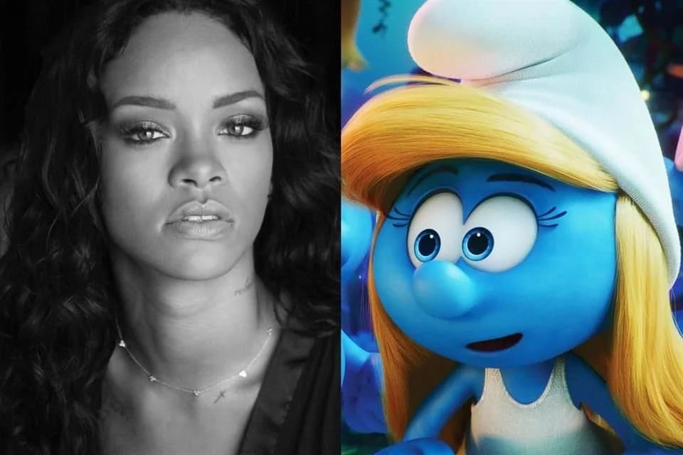Rihanna es Pitufina en nueva película de los “Pitufos”