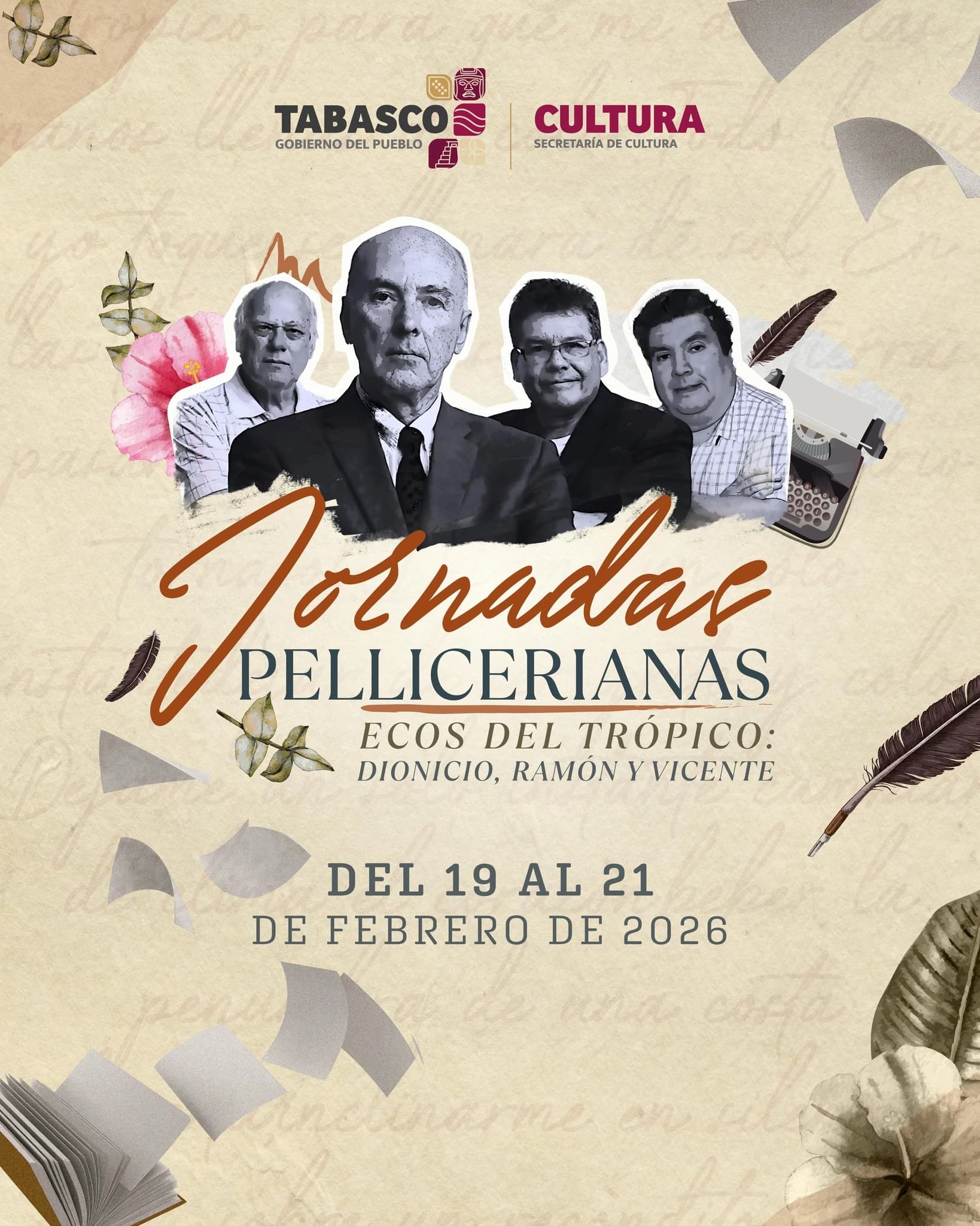 Alistan Jornadas Pellicerianas en Tabasco