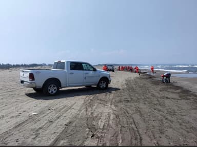 ImagenCONAGUA realiza revisión en playas del sur de Veracruz tras derrame