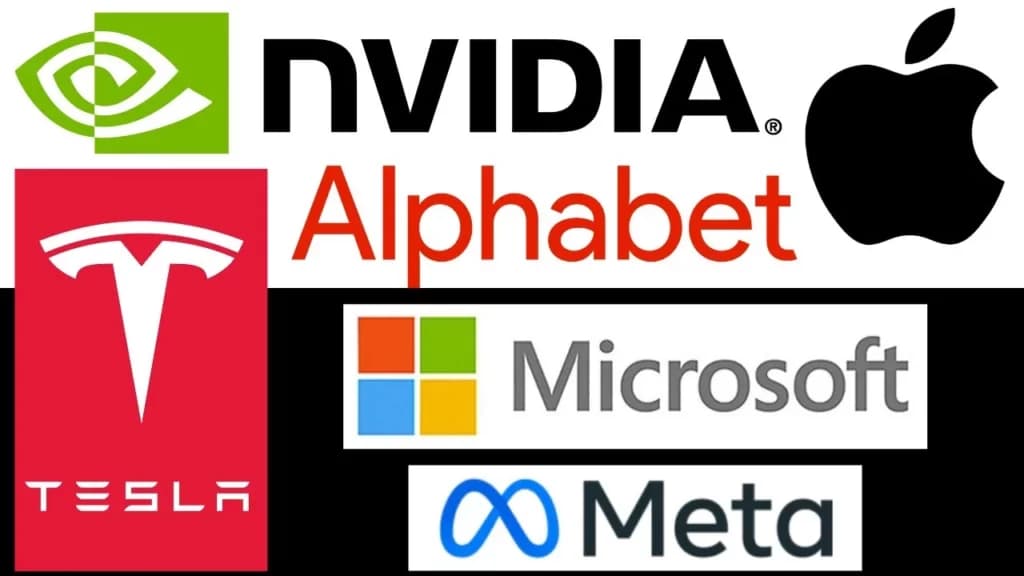 Pierden los '7 Magníficos' Dls. 1 billón en valor de mercado 