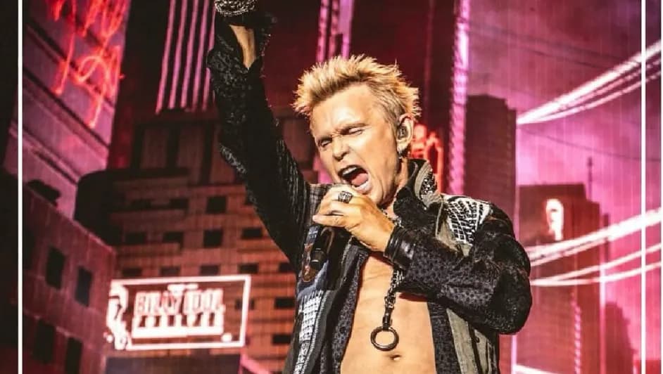 Regresa a México Billy Idol, ícono del punk rock