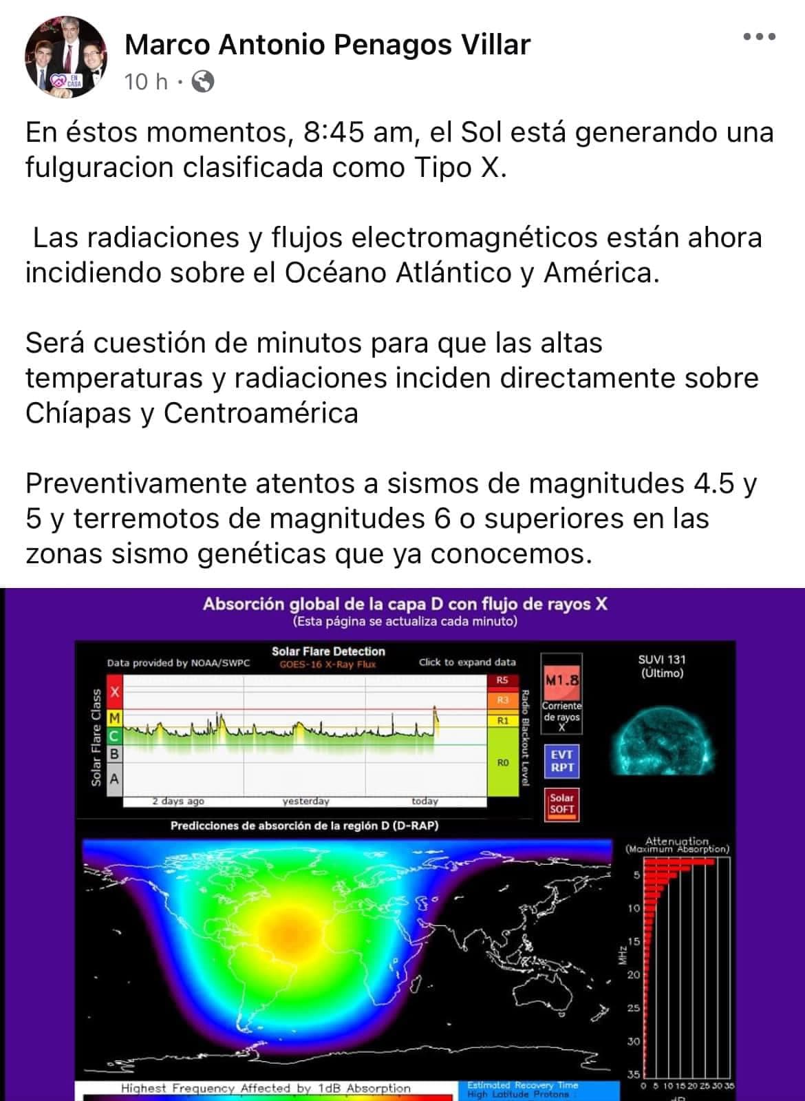 Geofísico predice sismo en Chiapas 