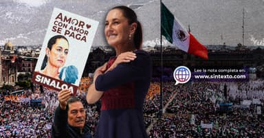 ImagenPresume Sheinbaum que mayoría de mexicanos apoya a la 4T