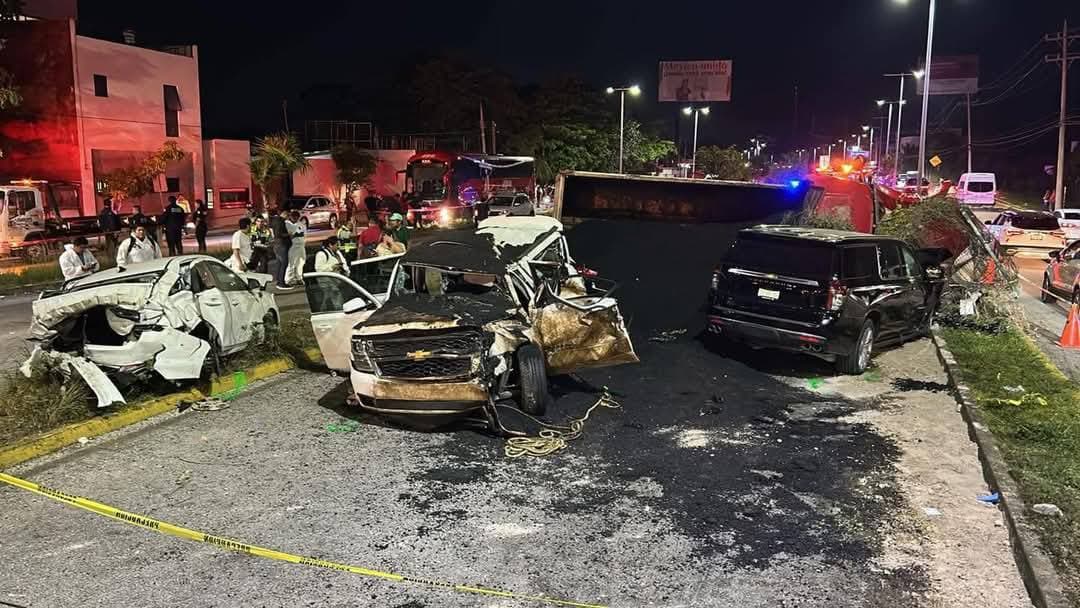 Fatal accidente en Playa del Carmen – Puerto Morelos 