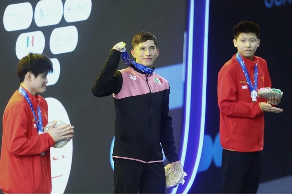 Mexicano Randal Willars se baña de oro en Guadalajara 2025