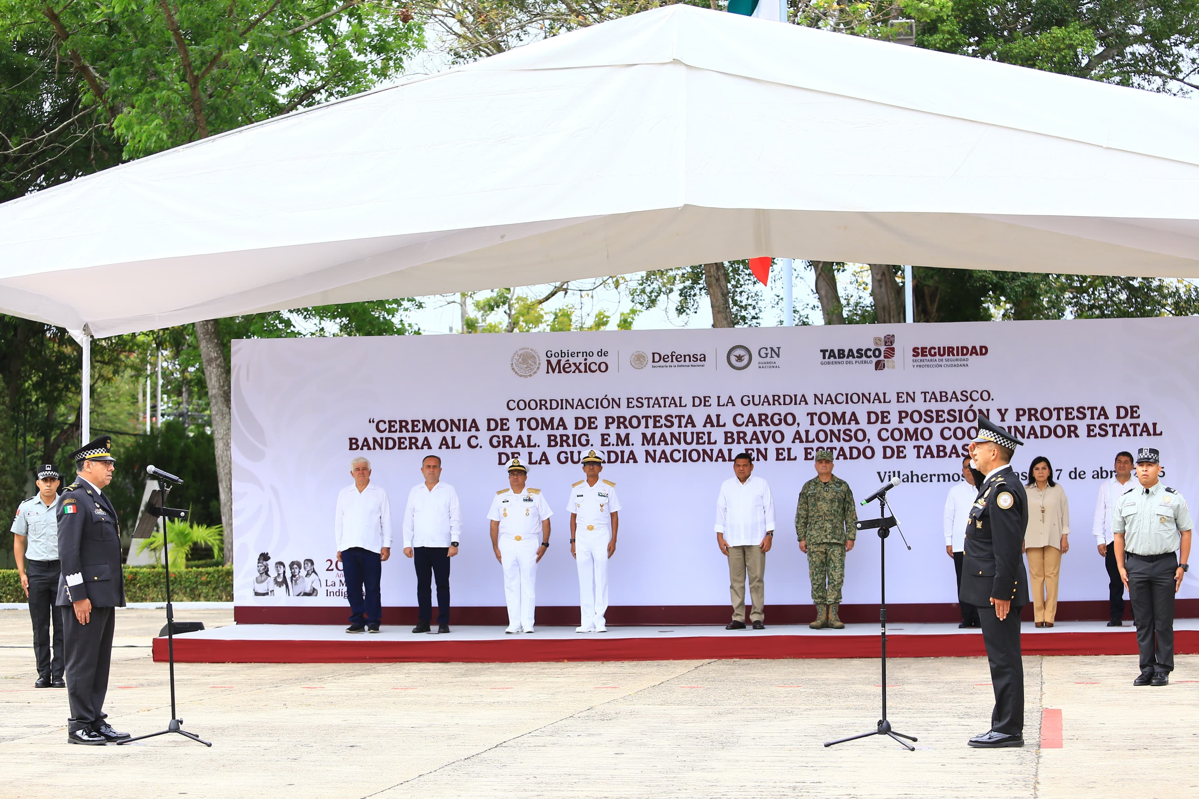 Tiene Guardia Nacional nuevo mando en Tabasco 