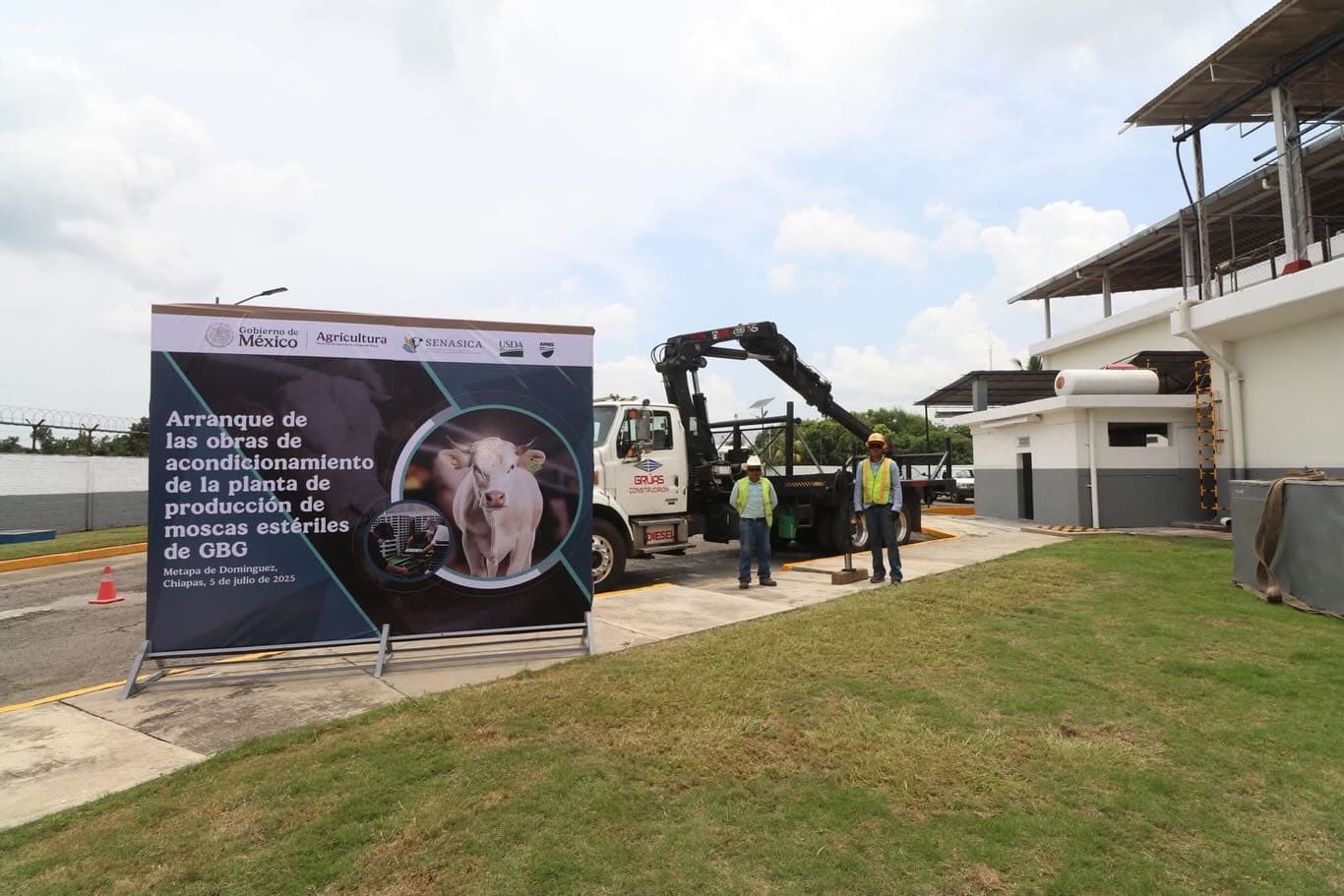 Inician la rehabilitación de la planta MOSCAMED en Chiapas 