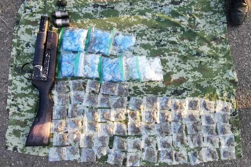 Incautan drogas, armamento y vehículos en Tabasco 