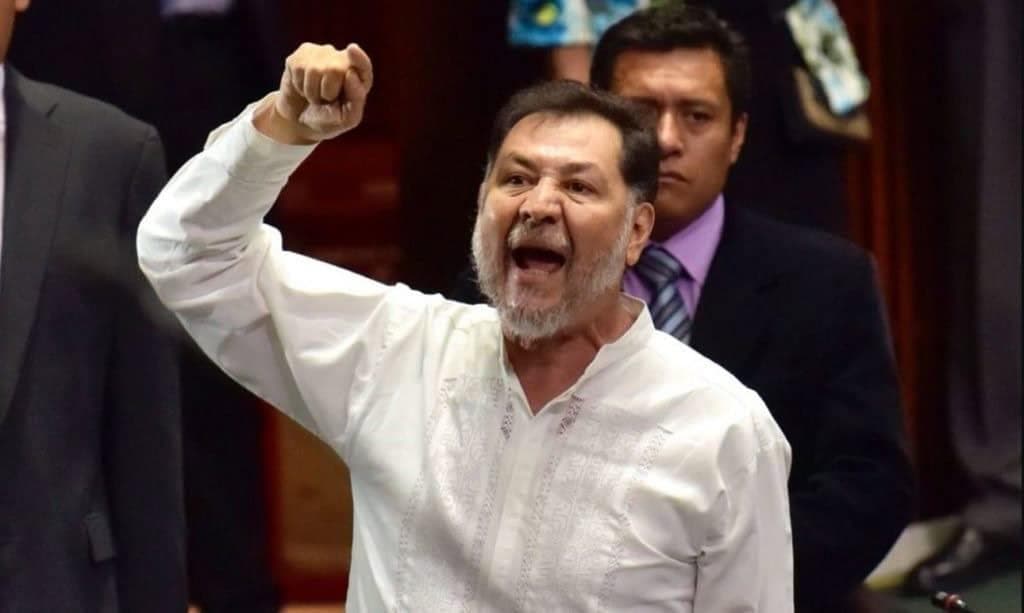 Confronta Noroña ahora a estudiante, la acusa de "mentir"