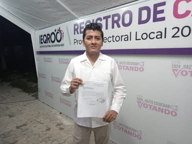ImagenSe registra candidato independiente en Othón P. Blanco