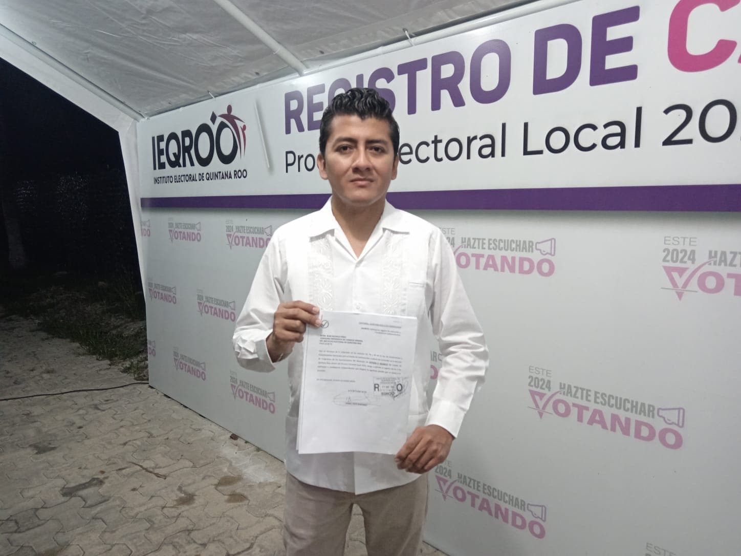 Se registra candidato independiente en Othón P. Blanco