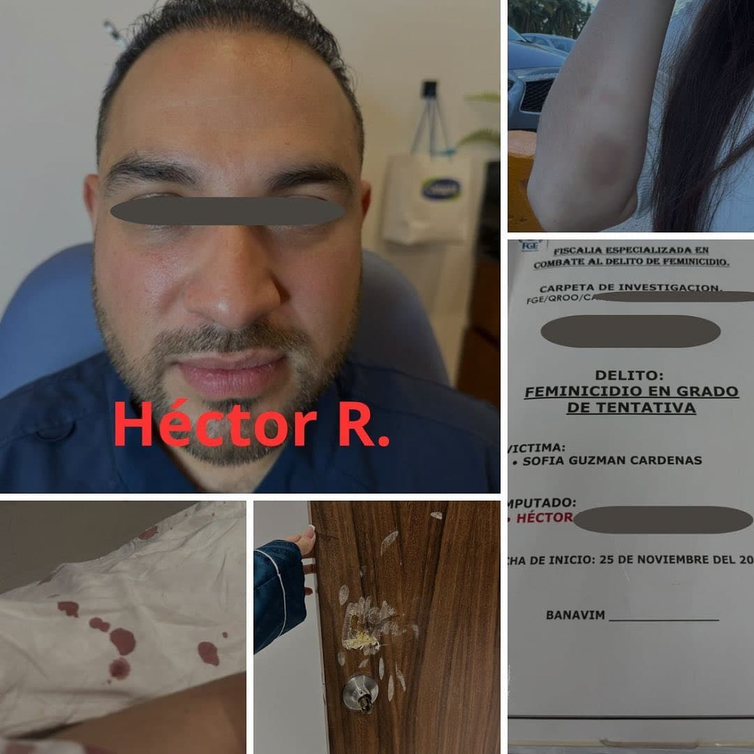 Influencer cancunense denuncia intento de feminicidio 