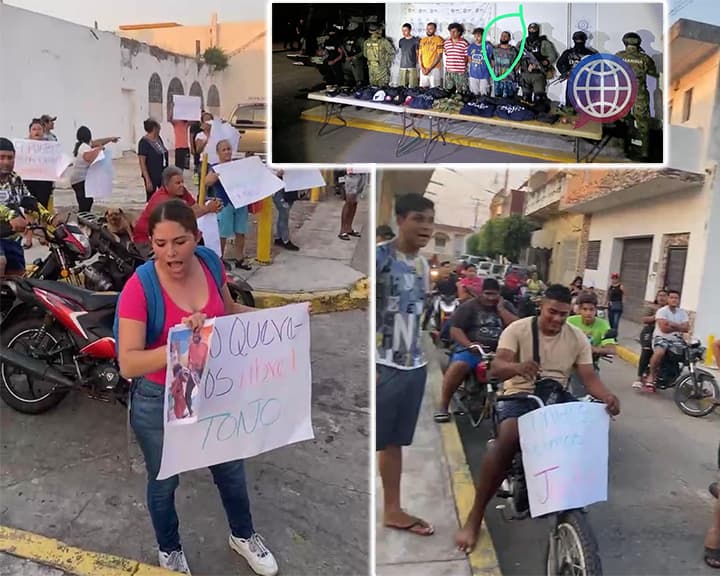 Habitantes de Alvarado piden liberación de un pescador