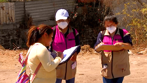 Dificultan perros visita del personal del INE 