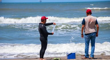 ImagenMonitorea Riesgos Sanitarios las playas de Tabasco