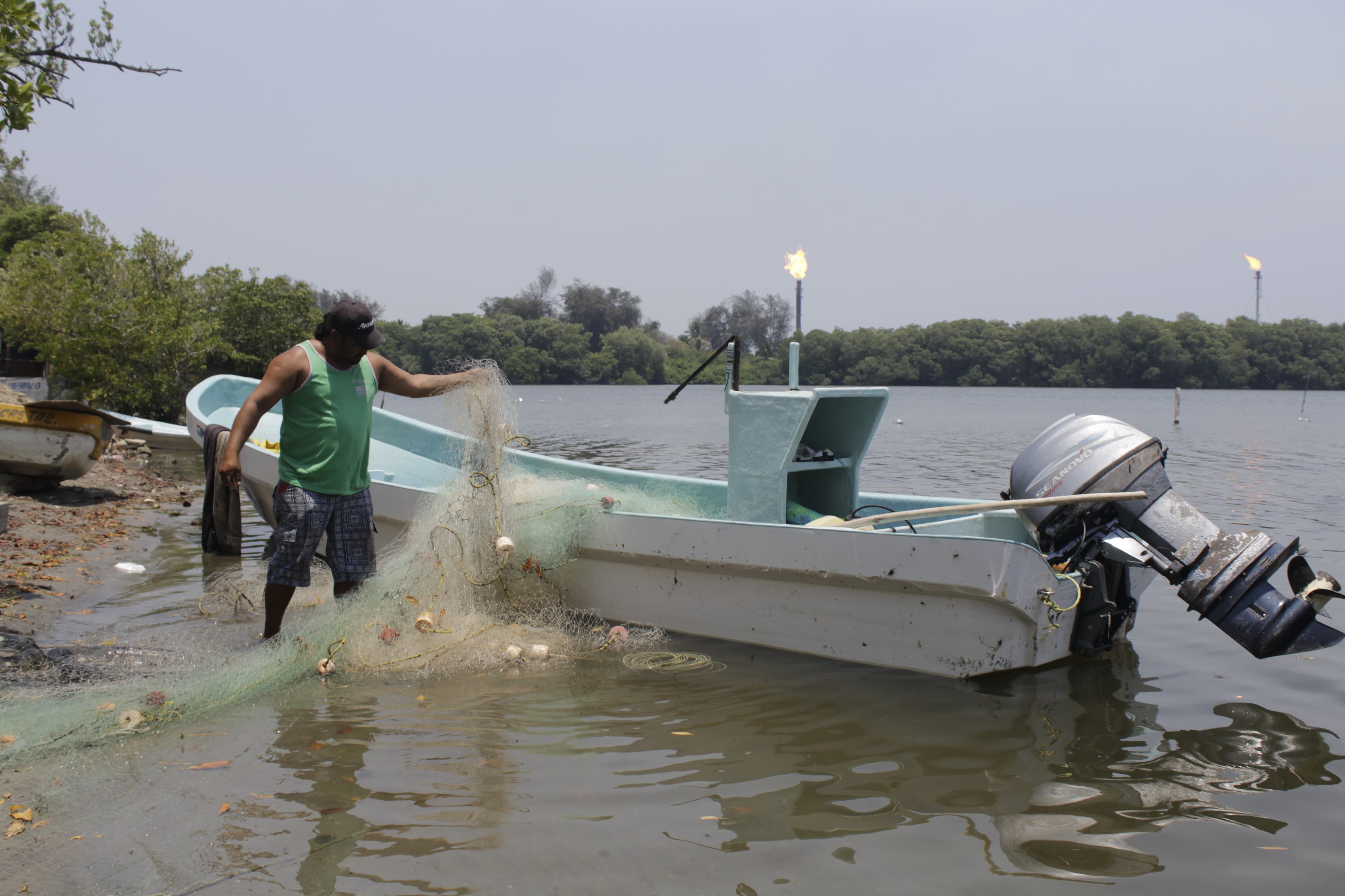 Reportan pérdidas económicas y daños en artes de pesca