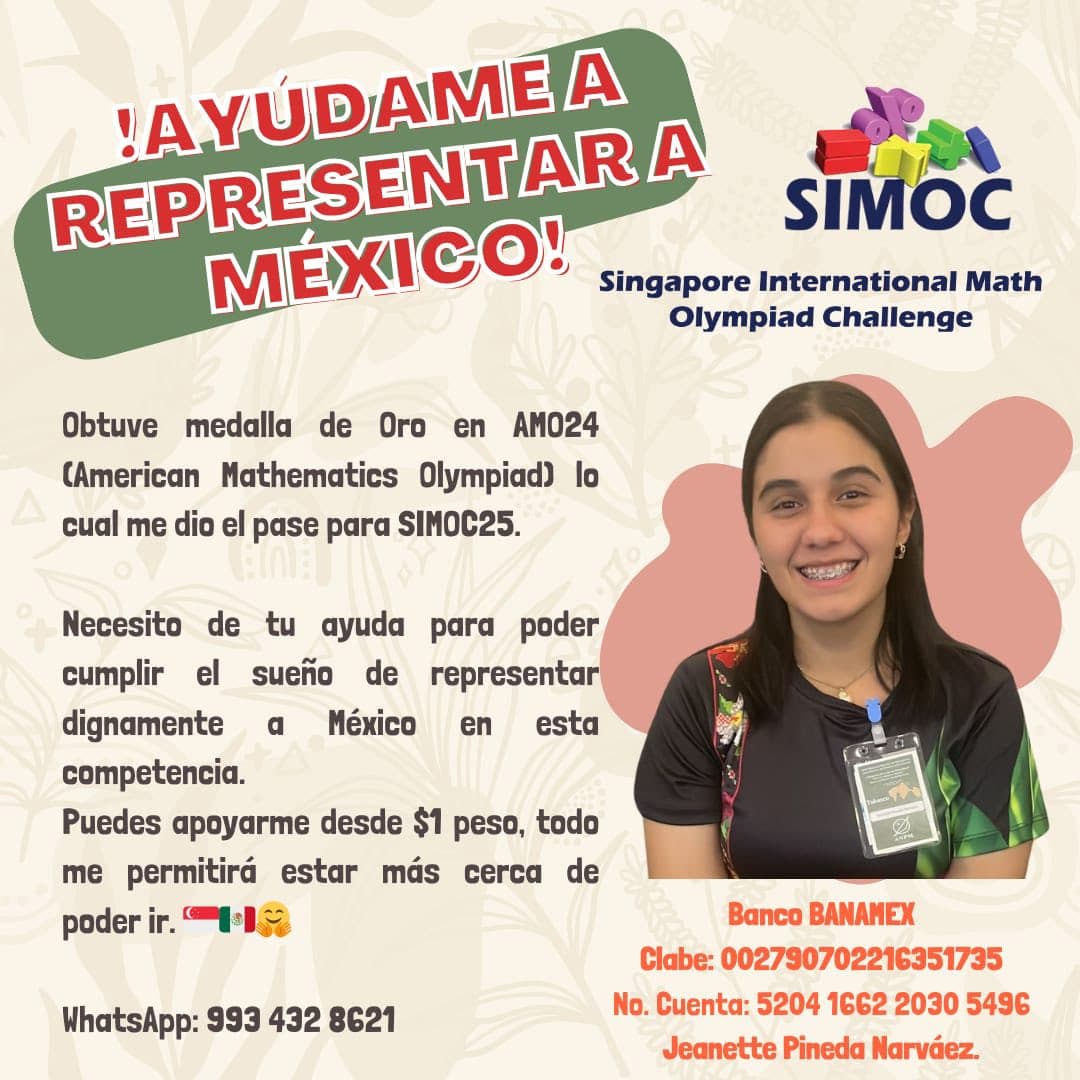 Pichicatean apoyo a Jeanette, genio en matemáticas