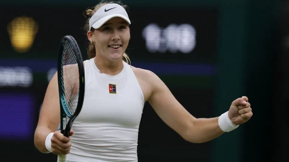 Mirra Andreeva no se percata que ya había ganado su partido en Wimbledon