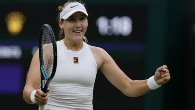 Mirra Andreeva no se percata que ya había ganado su partido en Wimbledon
