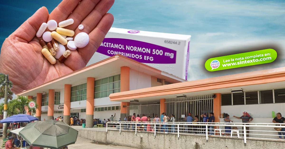 ¡Sí hay medicinas! A medias...