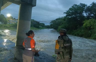 Imagen180 personas en albergues dejan lluvias en norte de Veracruz