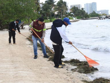ImagenConservan playas públicas limpias en Cancún