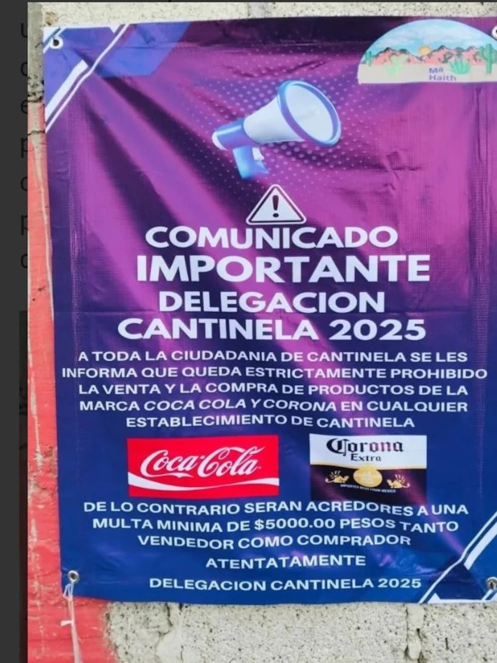 ¡Prohíben Coca-Cola en Hidalgo!